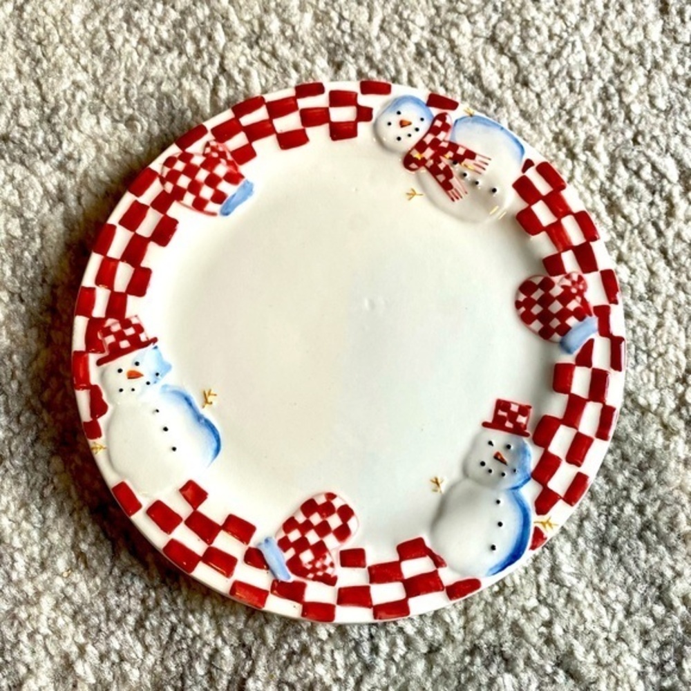 Vintage Bath & Body Works 1998 Holiday Plate